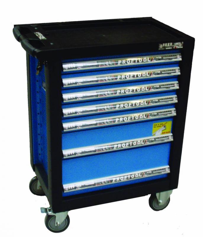 VERKTYGSVAGN 7 LÅDOR U.VERKTYG