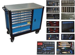 verktygsvagn med verktyg 468 delar