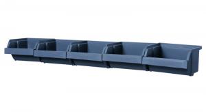 Lådhållare med 5 lådor, 555 mm