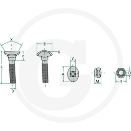 GRANIT PLANETSKRUVAR M10 x 40, 8.8 25-p