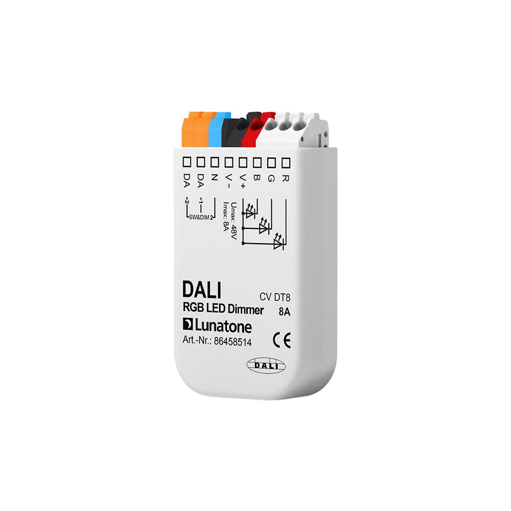 DALI DT8 RGB LED Dimmer 8A