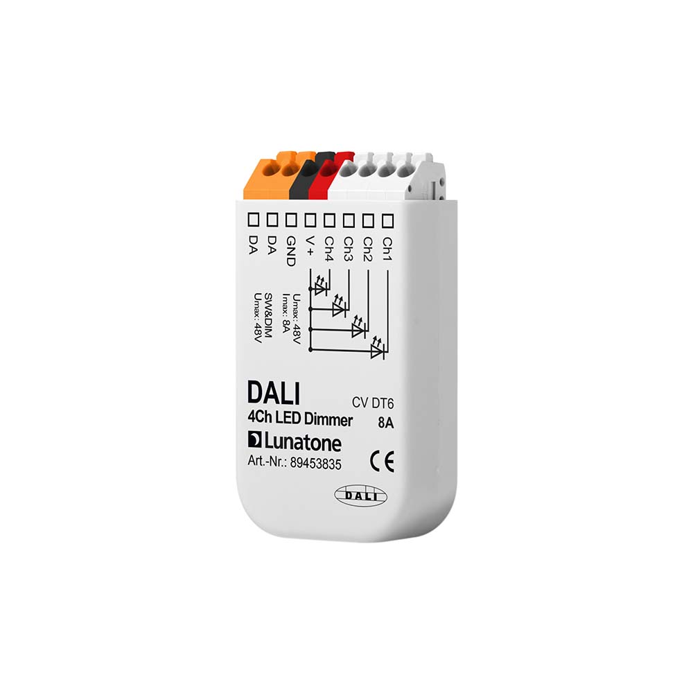 DALI 4Ch LED Dimmer 8A
