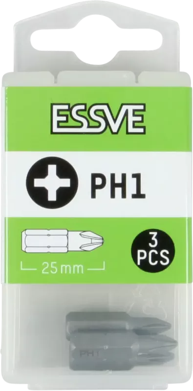 BITS PHILIPS PH1-PH3 25 MM