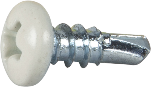 BORRSKRUV 3,5X9,5 KULLRIG VIT PH2