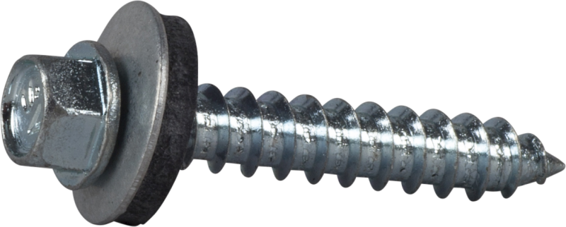 BYGGSKRUV 6,5 BRICKA FÖRZINKAD SEXKANT