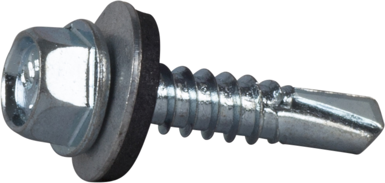 BYGGPLÅTSKRUV 5,5X25 BORRSPETS SEXKANTSK M BR FZB BULK