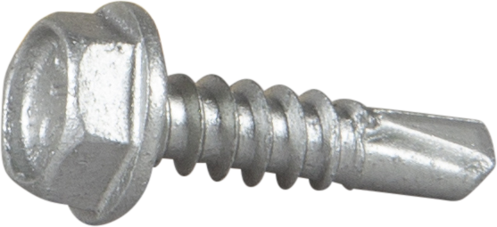 BYGGPLÅTSKRUV 4,8-6,3 LÅNGBORRSPETS FLÄNS C4 SEXKANT