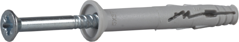 SPIKPLUGG FÖRSÄNKT KRAGE BLANKFÖRZINKAD