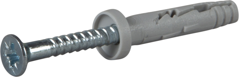 SPIKPLUGG FÖRSÄNKT KRAGE BLANKFÖRZINKAD
