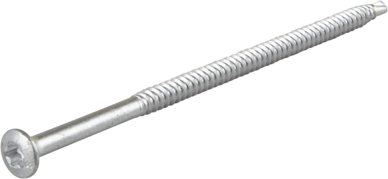 TAKSKRUV 4,8X110 MED BORRSPETS TX25 SILVER RUSPERT