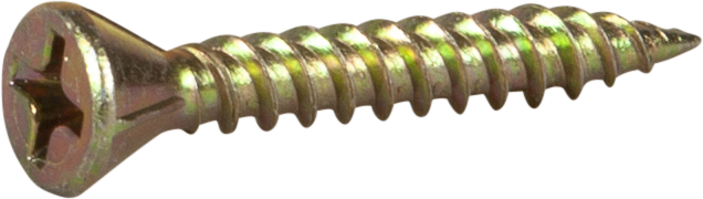 SPÅN/BOARDSKRUV 3,9 KOMBI GULKROM PH2