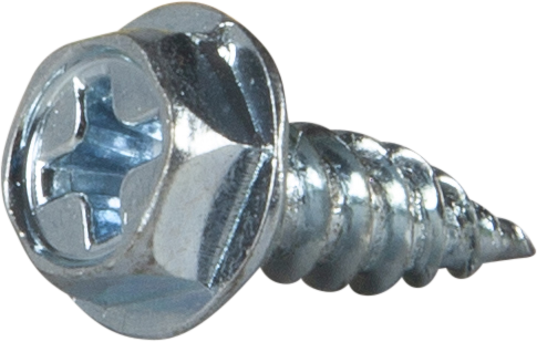 PLÅTSKRUV 4,2X13 SEXKANTSSK MED VASS SPETS FÖRZINKAD