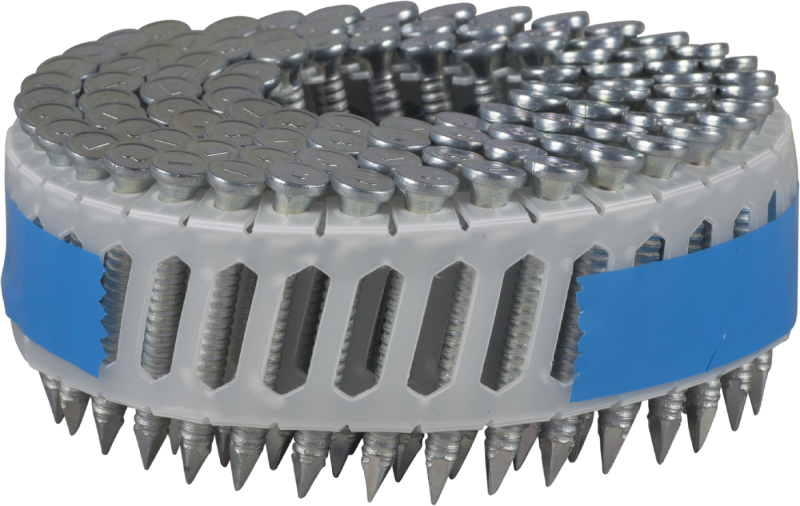 ANKARSPIK 4,0 COIL PLASTBANDAD 15GRADER FÖRZINKAD