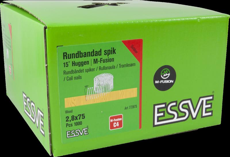 SPIK COIL HUGGEN TRÅDBANDAD 15GRAD 2,8X75 M-FUSION