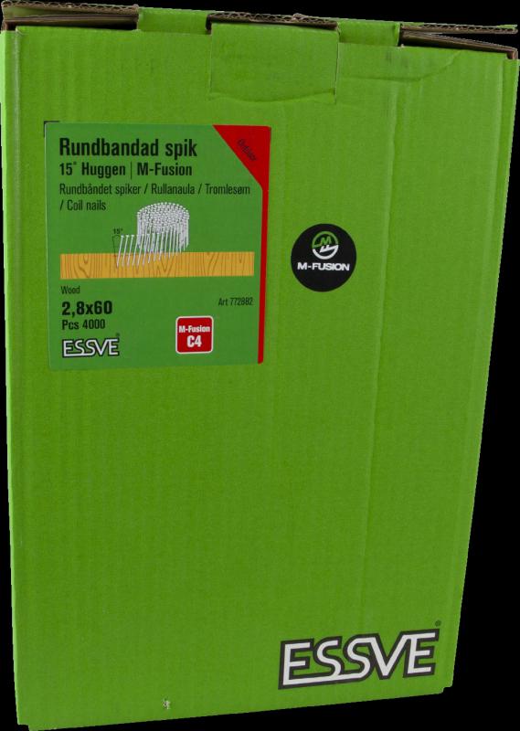 SPIK COIL HUGGEN TRÅDBANDAD 15GRAD 2,8X60 M-FUSION