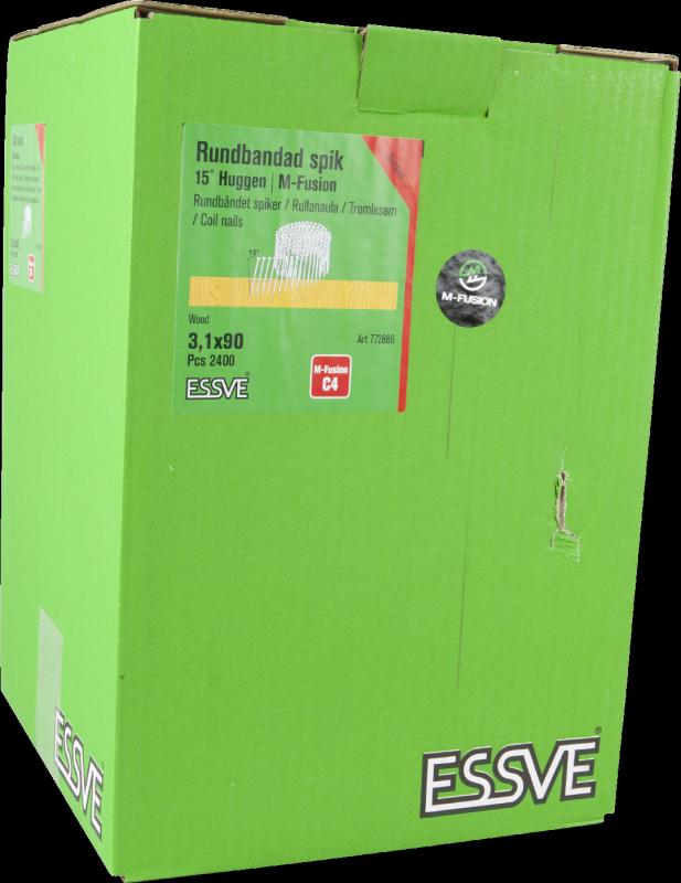 SPIK COIL HUGGEN TRÅDBANDAD 15GRAD 3,1X90 M-FUSION