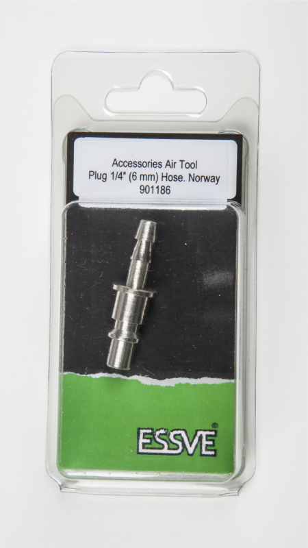 NIPPEL NORSK/HANSEN/310 SLANGANSL 6MM (1/4")