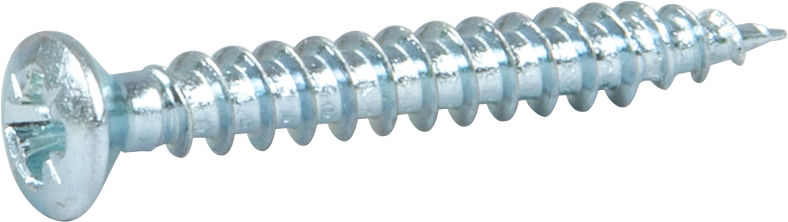 STRÖMBRYTARSKRUV KULLERFÖRS. 3,0X20/18 ELFÖRZINKAD