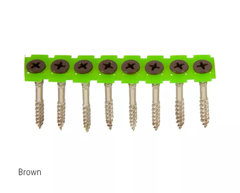 FASADSKRUV BANDAD BRUN A4/C5 -4,2