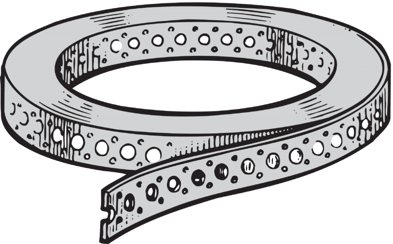GALVBAND 12X0,7 FÖRZINKAT 20 MY