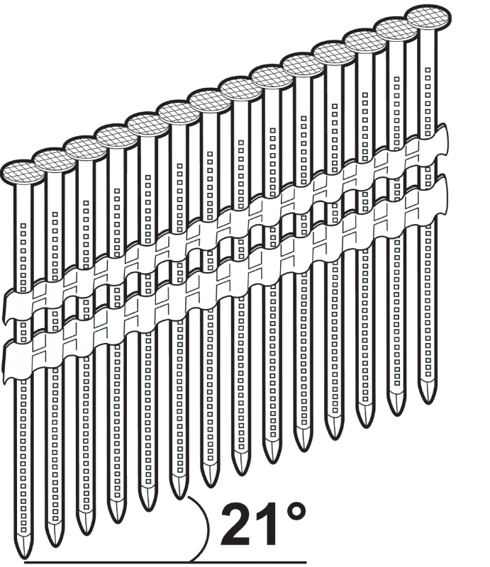 MASKINSPIK 21GRADER RUNT HUV RINGAD 3,8X130 BLANK