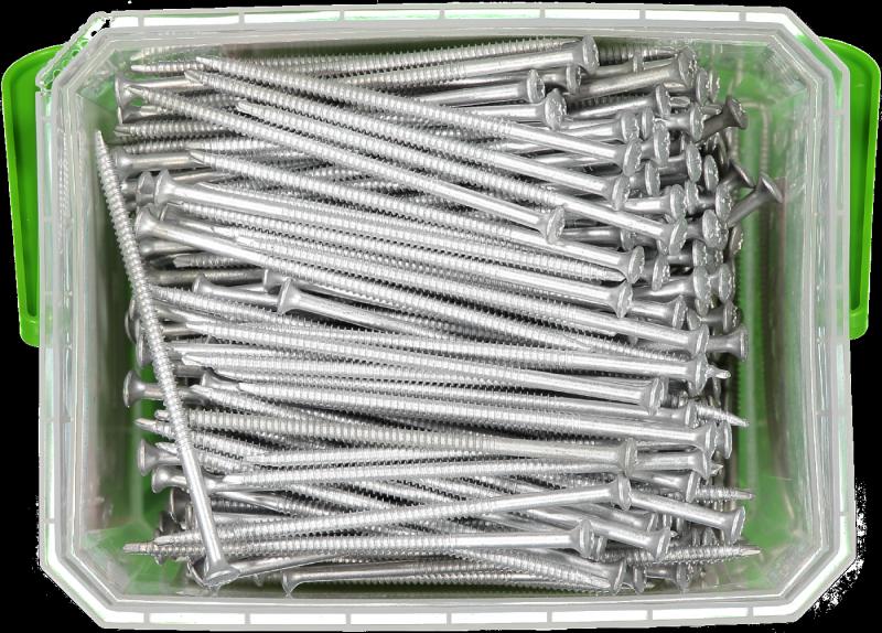 TAKSKRUV 4,8X110 MED BORRSPETS TX25 SILVER RUSPERT