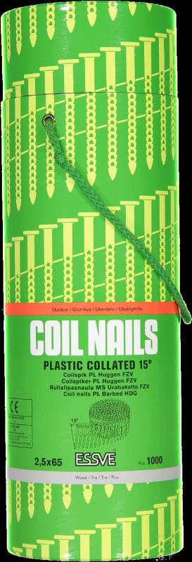 SPIK COIL PLASTBAND 15GRADER HUGGEN 2,5X65MM FZV