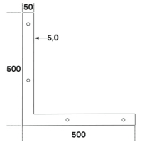 ALTANVINKEL PCO 500X500X5,0X50
