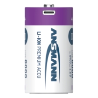 BATTERI LITHIUM D 2P LADDBART