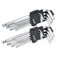 INSEXNYCKELSATS MED KULA 18 DELAR