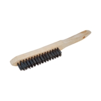 STÅLBORSTE 4-RAD TRÄHANDTAG 280MM