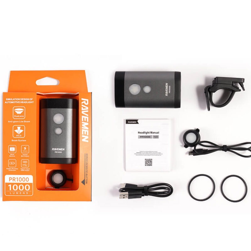 Ravemen PR1000 framlampa