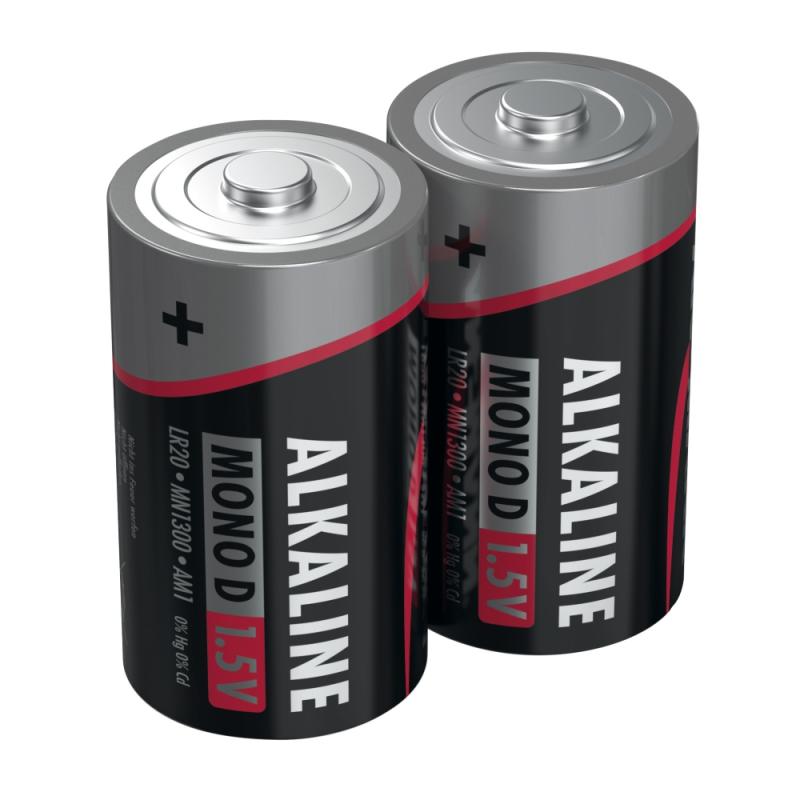 BATTERI D/LR20 1,5V 2P