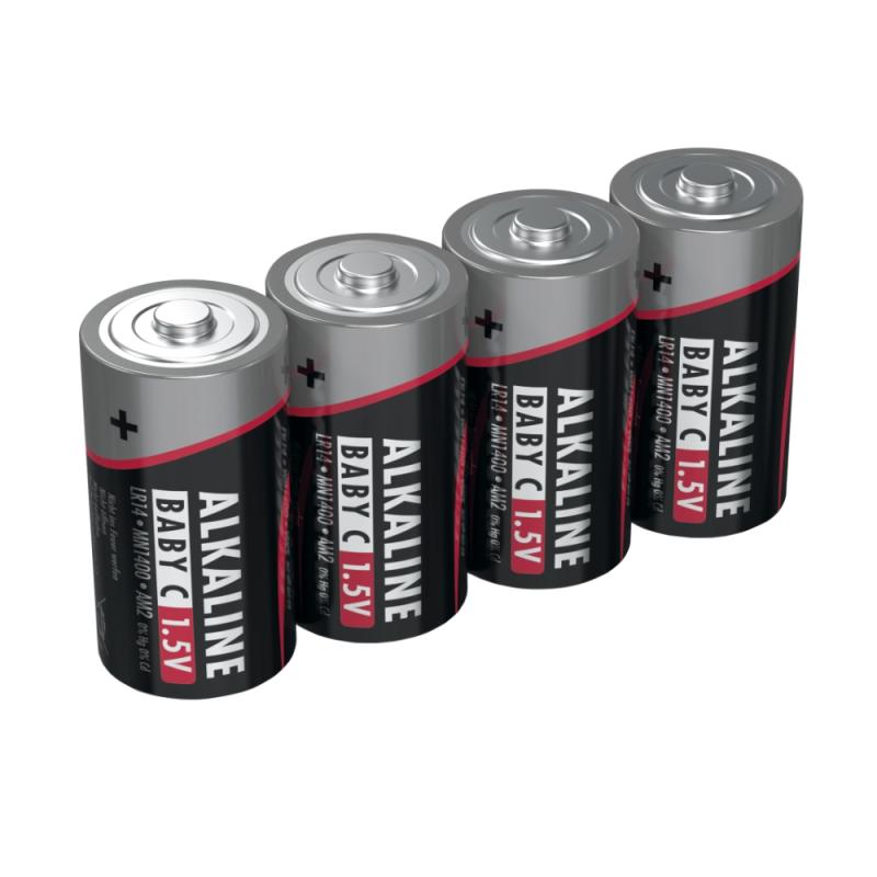 BATTERI C/LR14 1,5V 4P