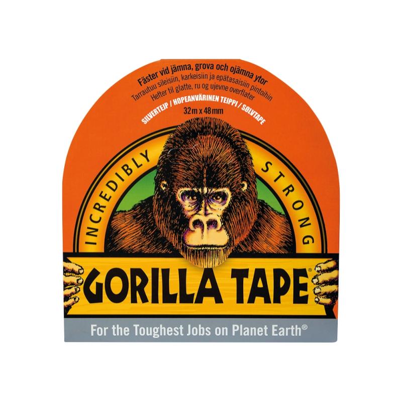 VÄVTEJP GORILLA 48MMX32M SILVER