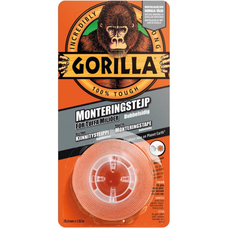 MONTERINGSTEJP GORILLA 25,4MMX1,52M