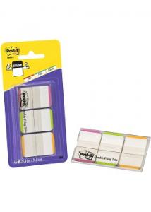 Post-it® Index Strong lj-färg m.skrivfält