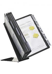 Durable Bordställ A4 med 10 ramar svart