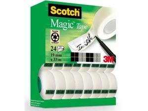 Dokumenttejp SCOTCH Magic 19mmx33m 24/FP
