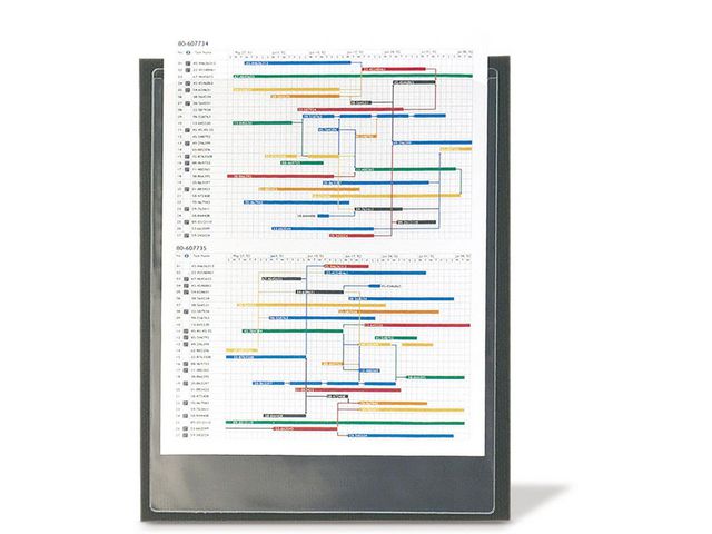 Aktmapp självhäftande 3L PP A4 10/FP