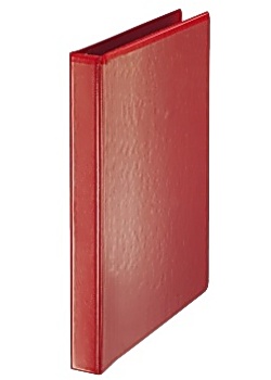 Esselte Ringpärm PP med ficka A4 29mm ringm röd
