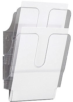 Durable Blankettfack FlexiPlus A4S 2-fack transp