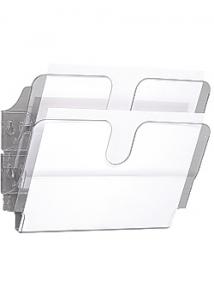 Durable Blankettfack FlexiPlus A4L 2-fack transp