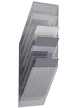 Durable Blankettfack Flexiboxx A4S 6-fack transp