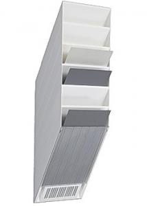 Durable Blankettfack Flexiboxx A4S 6-fack vit