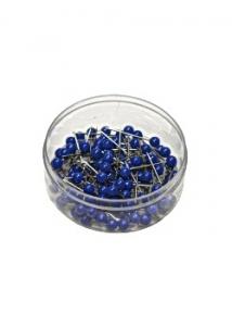 Kartnålar runda blå (fp om 100 st)