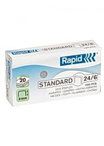 Rapid Häftklammer 24/6 galv (fp om 1000 st)