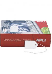 Etikett med snöre 28x43mm (fp om 500 st)