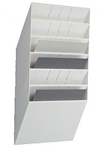 Durable Blankettfack Flexiboxx A4L 6-fack vit