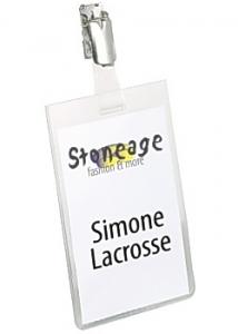 Durable Namnskylt clips stående (fp om 25 st)